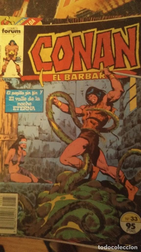 C&oacute;mics: COMIC FORUM CONAN EL B&Aacute;RBARO EL PASILLO SIN FIN Y EL VALLE DE LA NOCHE ETERNA - Foto 1
