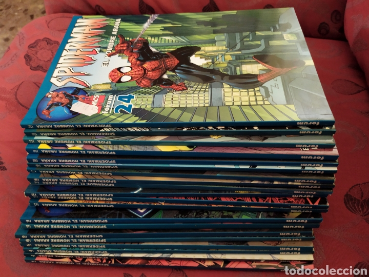 C&oacute;mics: Lote 21 comics forum spiderman vol 6 lomo azul straczynski - Foto 1