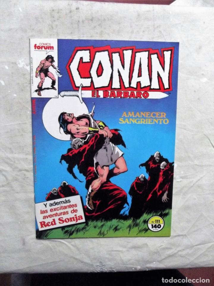 C&oacute;mics: CONAN EL BARBARO N&ordm; 111 COMICS FORUM - Foto 1