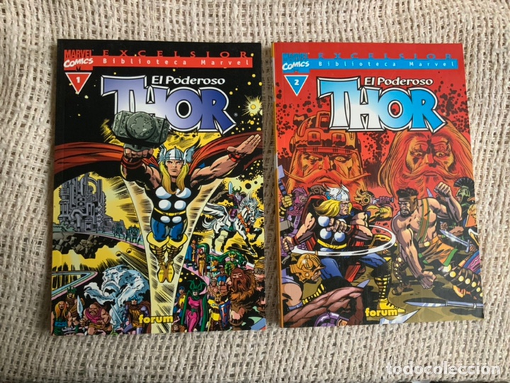 C&oacute;mics: EXCELSIOR BIBLIOTECA MARVEL - THOR , LOTE DE 2 EJEMPLARES ( N&ordm; 1 Y 2 ) - Foto 1
