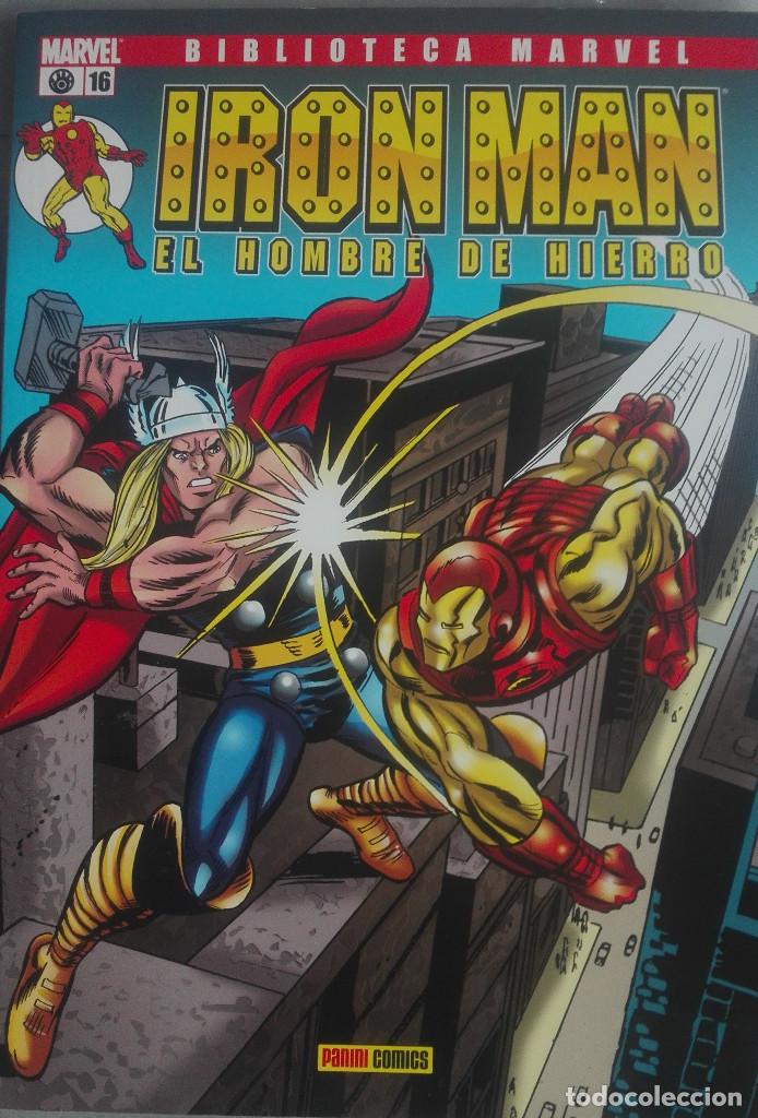 C&oacute;mics: IRON MAN 16 BIBLIOTECA MARVEL - Foto 1