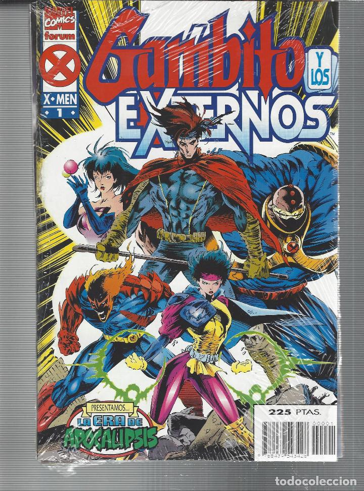 C&oacute;mics: GAMBITO Y LOS EXTERNOS - 4 NUMEROS - COMPLETA - BUEN ESTADO - Foto 1