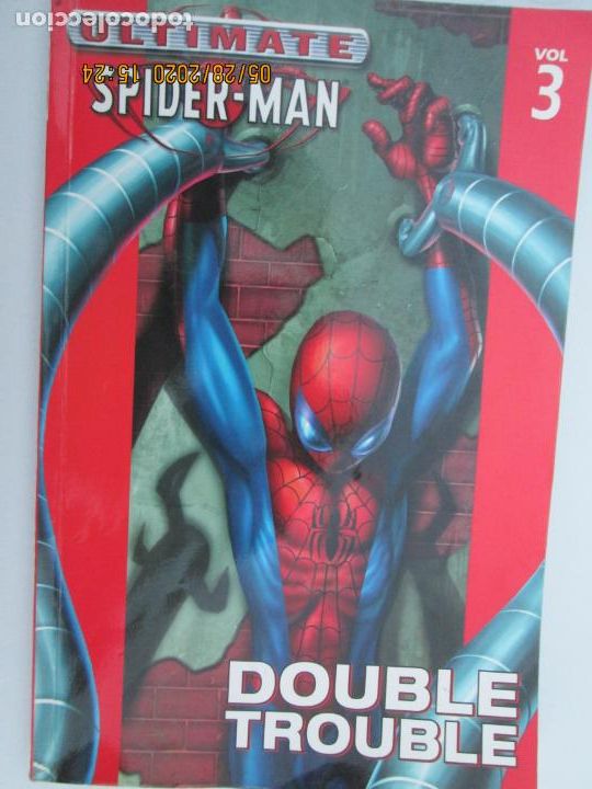 C&oacute;mics: ULTIMATE SPIDER-MAN - VOL. 3 - DOUBLE TROUBLE - MARVEL 2004. - Foto 1