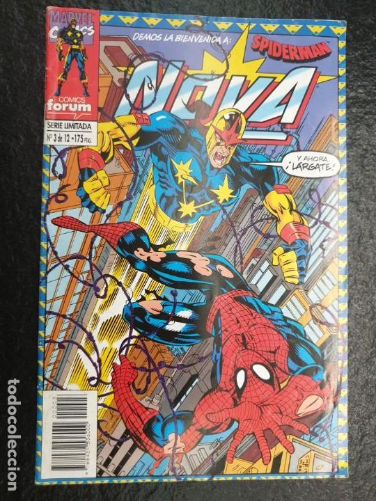 C&oacute;mics: Nova 3 de 12, con Spiderman. Forum - Marvel. - Foto 1