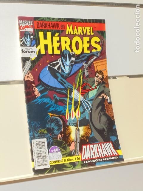 C&oacute;mics: MARVEL HEROES VOL. 1 N&ordm; 60 DARKHAWK HALCON NEGRO - FORUM - Foto 1