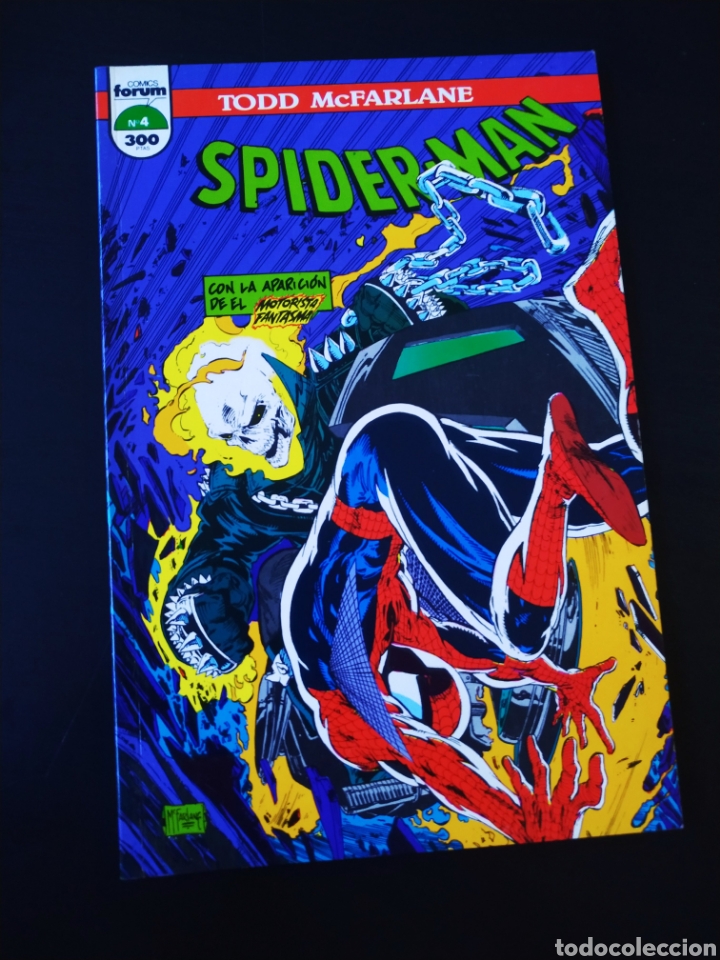 C&oacute;mics: CASI EXCELENTE ESTADO SPIDERMAN 4 TODD MCFARLANE FORUM - Foto 1