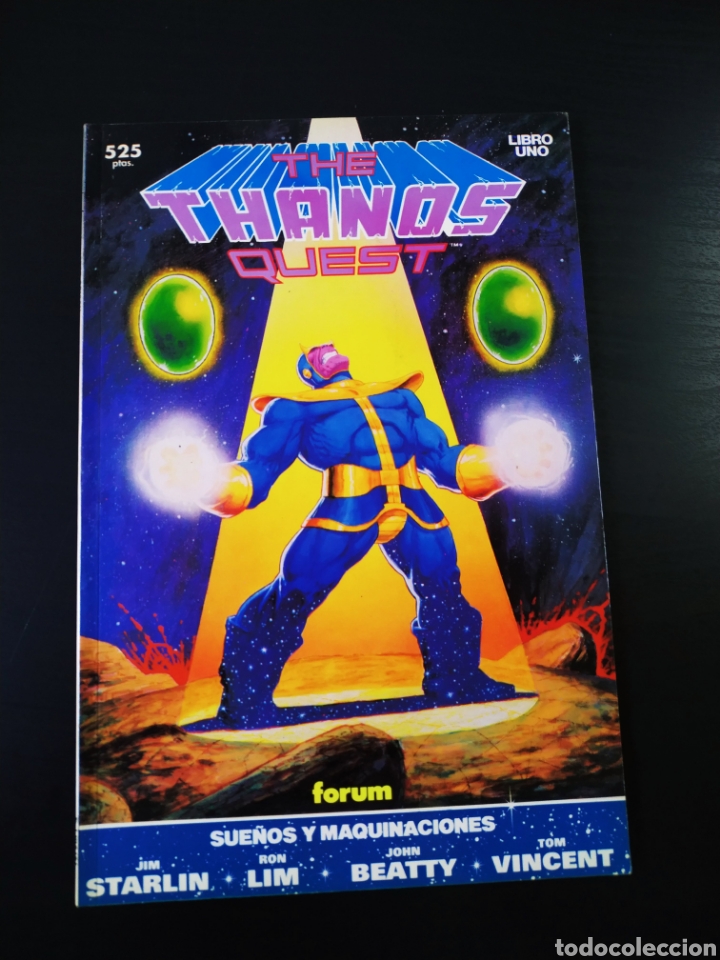 C&oacute;mics: EXCELENTE ESTADO THE THANOS QUEST LIBRO UNO FORUM 37 - Foto 1