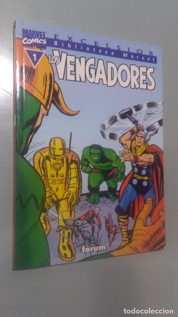 C&oacute;mics: BIBLIOTECA MARVEL LOS VENGADORES 1 # ( EST NEGRA) - Foto 1