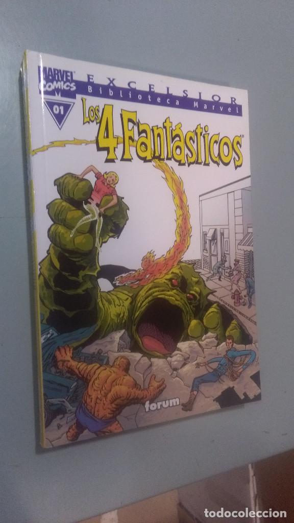 C&oacute;mics: BIBLIOTECA MARVEL LOS 4 FANT&Aacute;STICOS 01 # ( EST NEGRA) - Foto 1