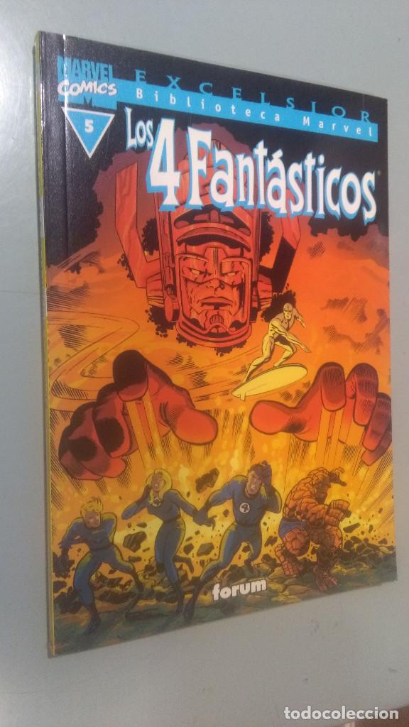 C&oacute;mics: BIBLIOTECA MARVEL LOS 4 FANT&Aacute;STICOS 5 # ( EST NEGRA) - Foto 1