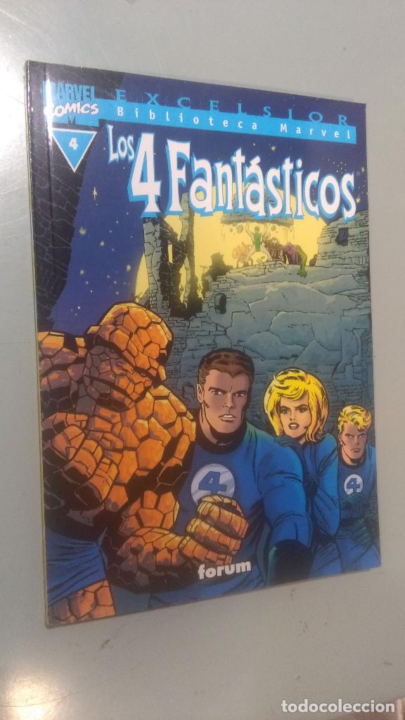 C&oacute;mics: BIBLIOTECA MARVEL LOS 4 FANT&Aacute;STICOS 4 # ( EST NEGRA) - Foto 1