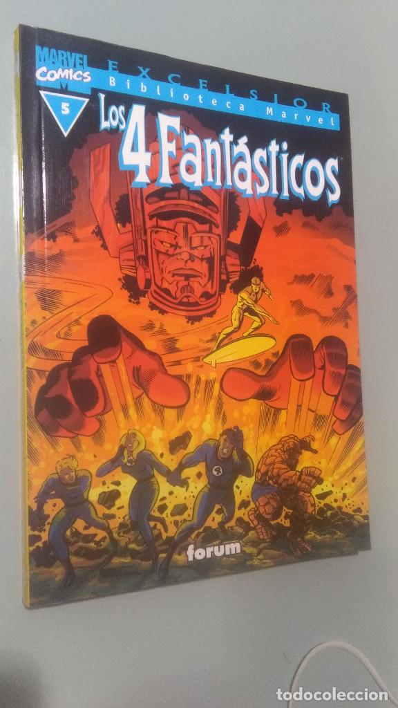 C&oacute;mics: BIBLIOTECA MARVEL LOS 4 FANTASTICOS 5 # ( EST NEGRA) - Foto 1