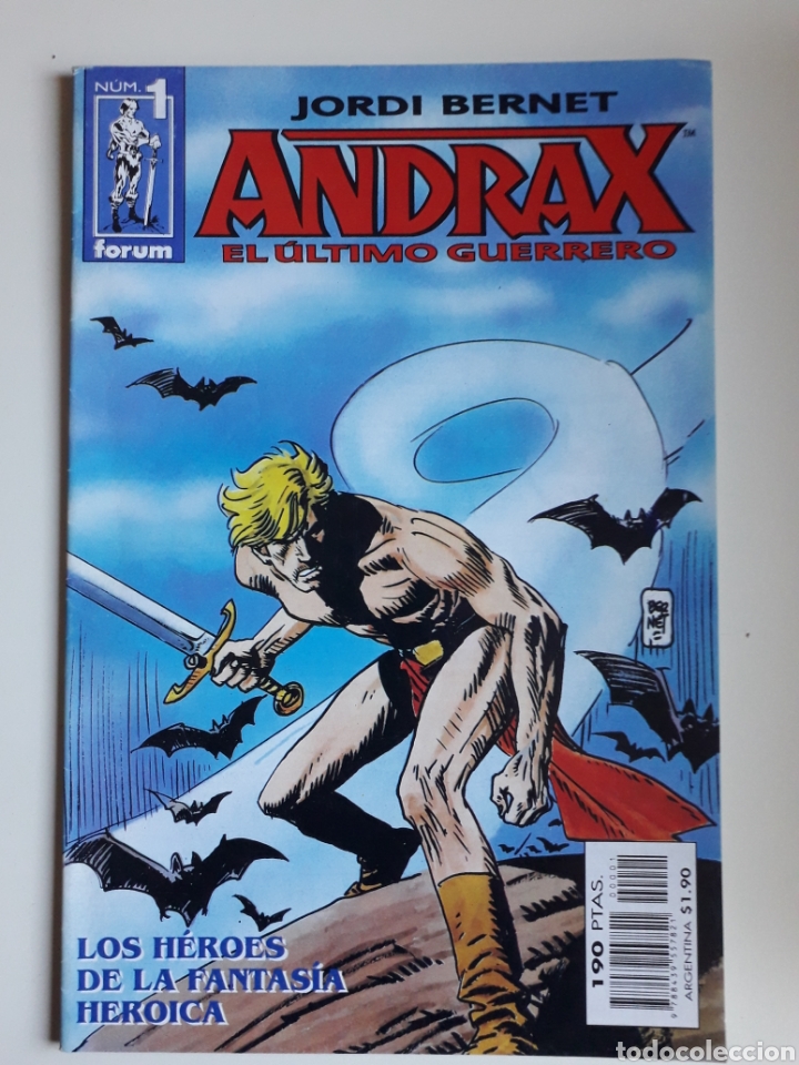 C&oacute;mics: Andrax. Jordi Benet. Num 1. Ed f&oacute;rum - Foto 1