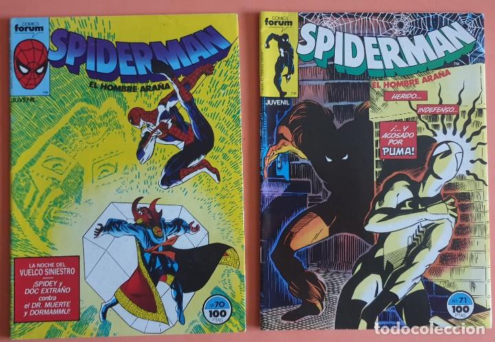 Cómics: Spiderman volumen 1 de forum números 70 y 71 con el Dr. Extraño