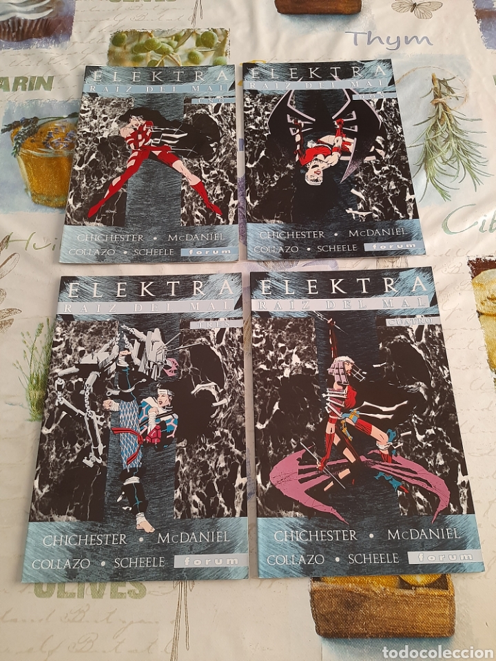 C&oacute;mics: Elektra ra&iacute;z del mal completa 4 volumenes - Foto 1