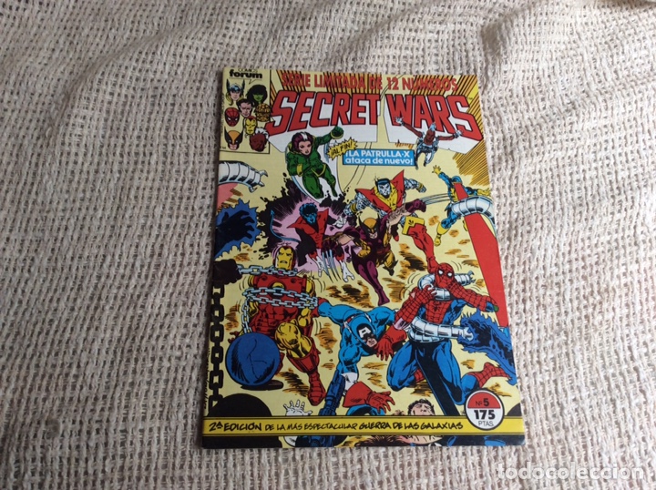 Comics : SECRET WARS N&ordm; 5 - EDITA : FORUM - A&Ntilde;OS 80 - 2&ordf; EDICION