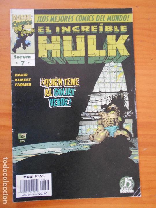 C&oacute;mics: EL INCREIBLE HULK - VOLUMEN 3 - N&ordm; 7 - MARVEL - FORUM (FX) - Foto 1