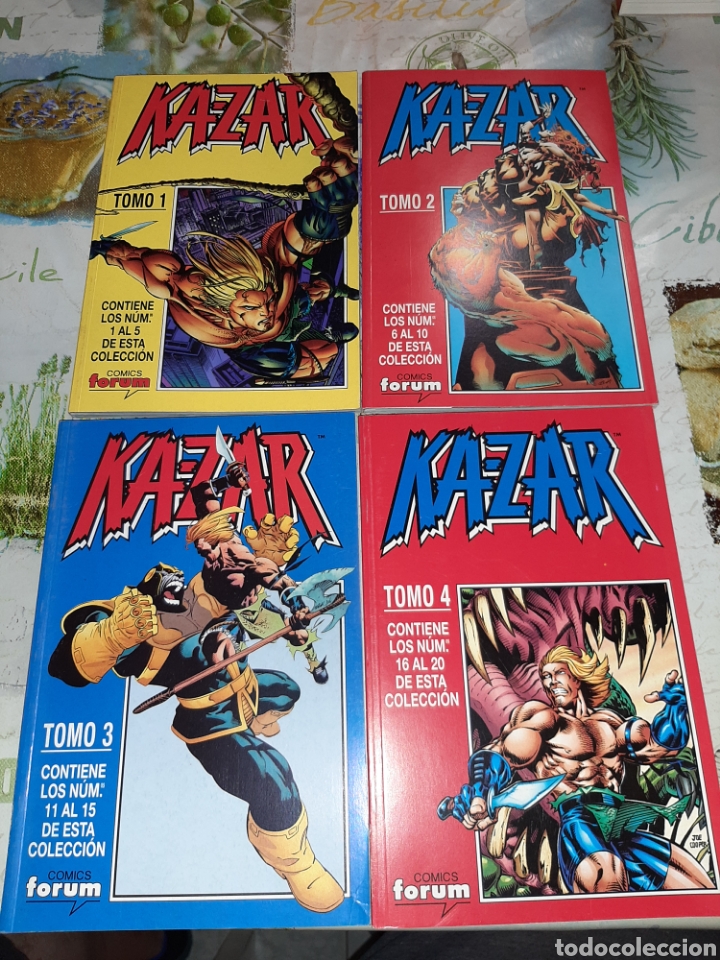 C&oacute;mics: Kazar colecci&oacute;n completa 20 comics en 4 retapados - Foto 1