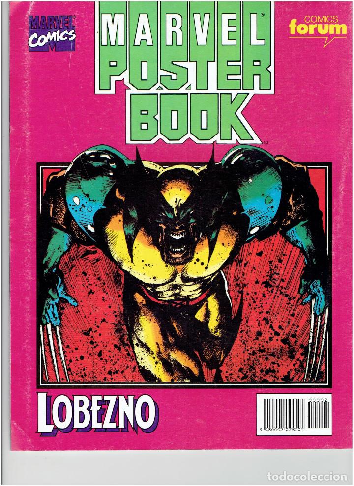 C&oacute;mics: * FORUM - MARVEL POSTER BOOK. N&ordm; 2. LOBEZNO - 1993 * - Foto 2