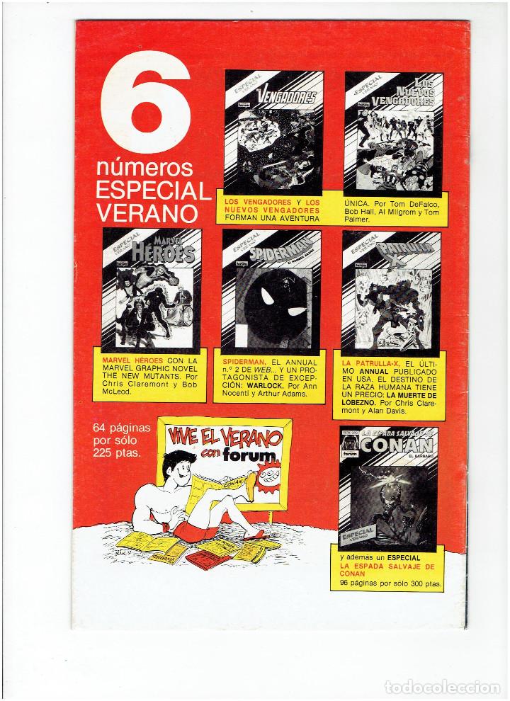 C&oacute;mics: * PSI FORCE * N&ordm; 6 NUEVO UNIVERSO MARVEL * ED.FORUM 1988 * - Foto 2