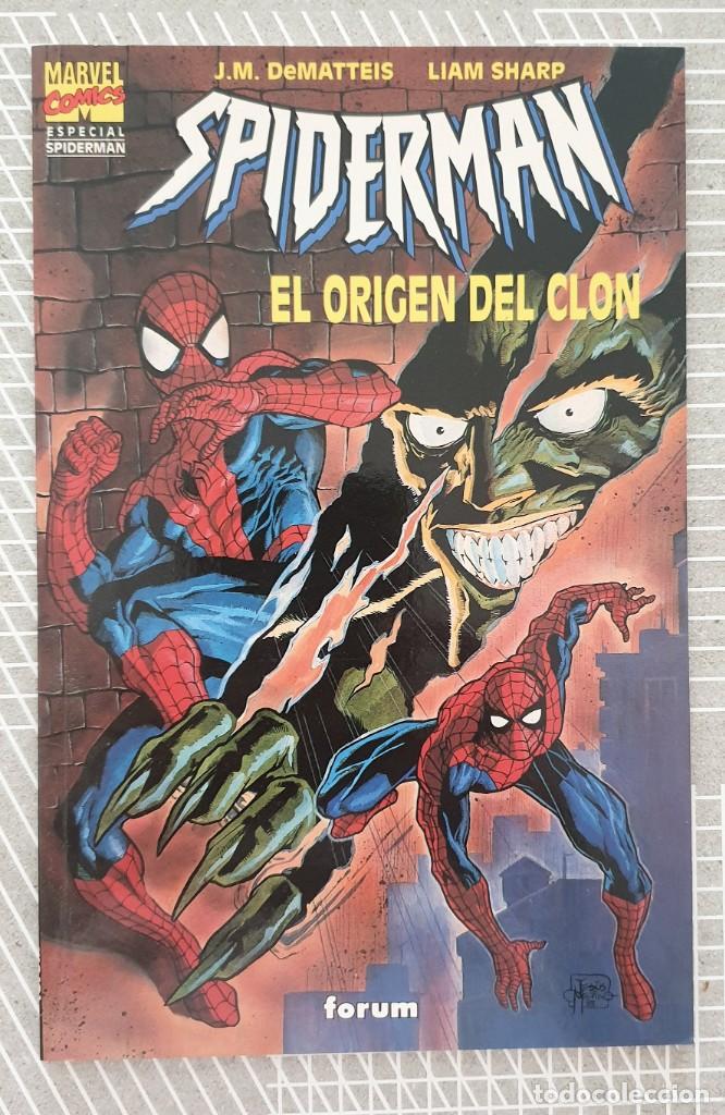 C&oacute;mics: SPIDERMAN. EL ORIGEN DEL CLON. Numero unico. Comics Forum 1995 - Foto 1