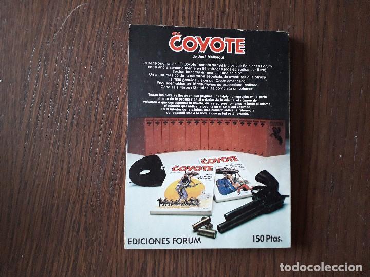 C&oacute;mics: libro usado, El coyote, ediciones Forum n&ordm; 2. J. Mallorqu&iacute;. - Foto 2
