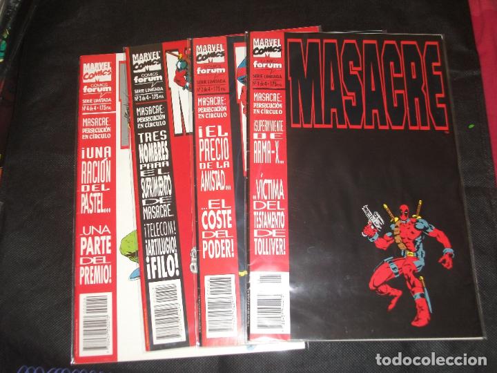 C&oacute;mics: Masacre Persecucion en circulo Completa 4 numeros Buen estado - Foto 1