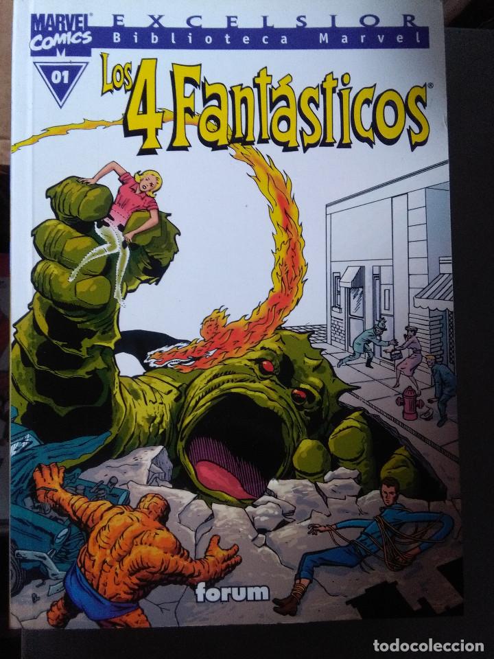 C&oacute;mics: BIBLIOTECA MARVEL LOS 4 FANTASTICOS 01 - Foto 1