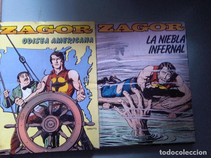 C&oacute;mics: LOTE ZAGOR 2 NUMEROS RUSTICA - Foto 1
