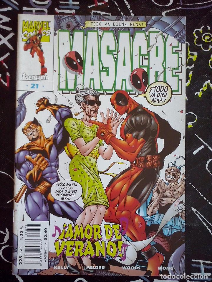 C&oacute;mics: FORUM - MASACRE VOL.3 NUM. 21 . MUY BUEN ESTADO - Foto 1