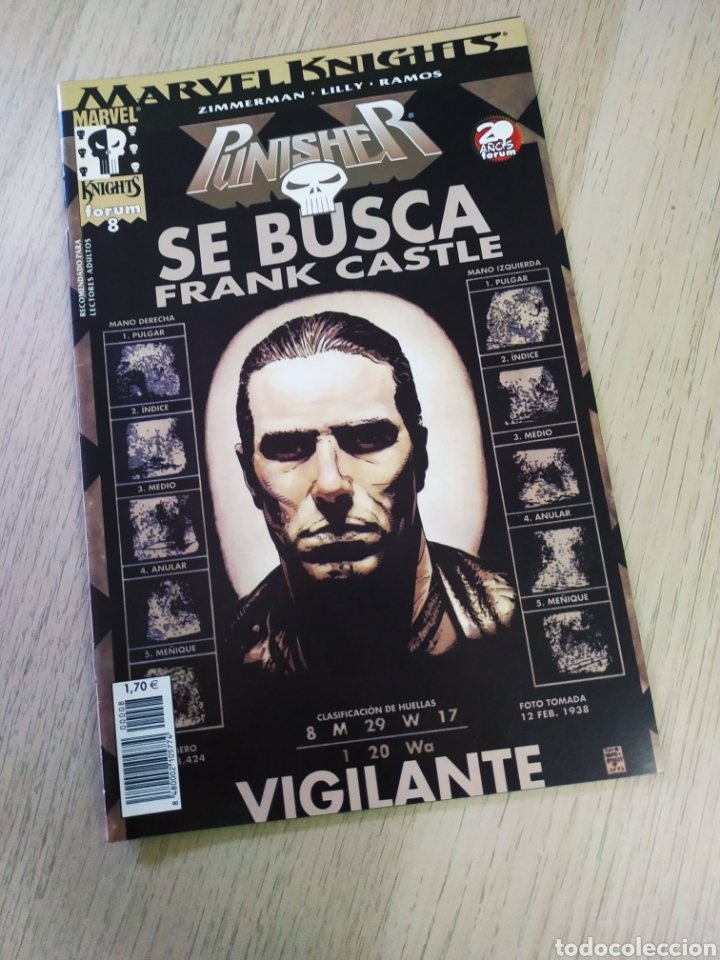 C&oacute;mics: EXCELENTE ESTADO MARVEL KNIGHTS PUNISHER 8 VOL II FORUM - Foto 1