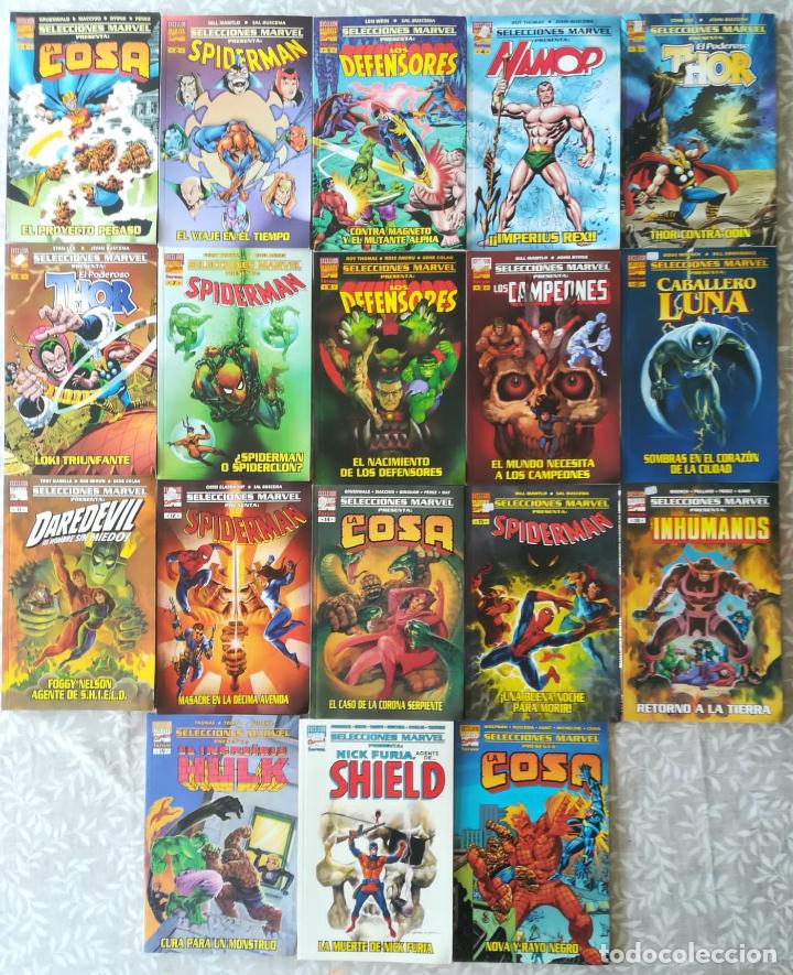 C&oacute;mics: SELECCIONES MARVEL PRESENTA 18 NUMEROS CASI COMPLETA - Foto 1