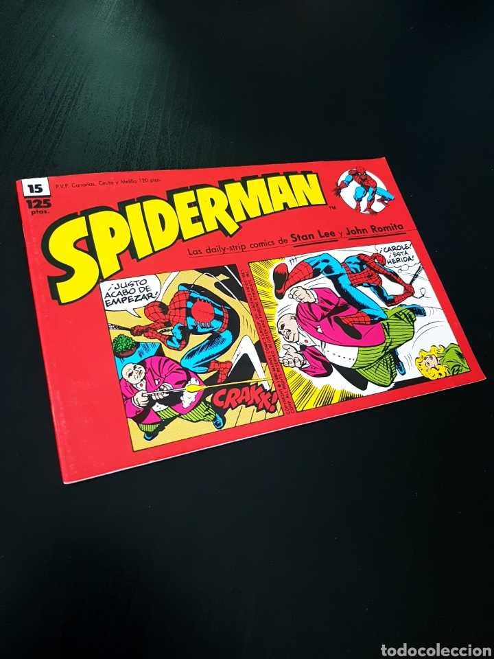 C&oacute;mics: EXCELENTE ESTADO SPIDERMAN 15 TIRAS DE PRENSA FORUM - Foto 1