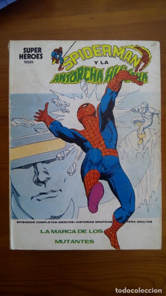 C&oacute;mics: La Marca de los Mutantes, Spiderman y la Antorcha. Super H&eacute;roes presenta. - Foto 1