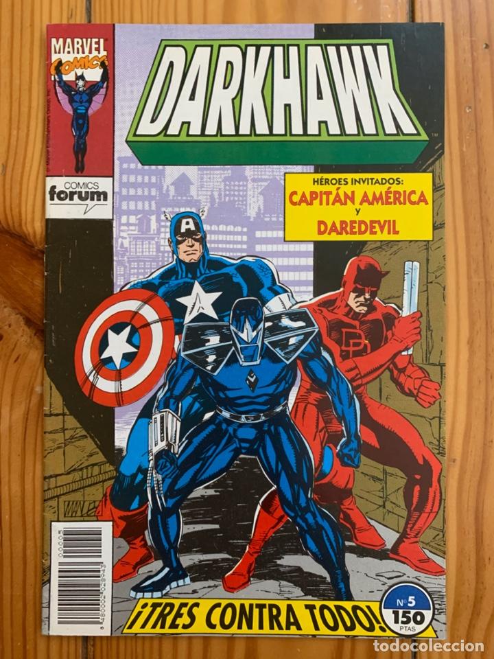 C&oacute;mics: Darkhawk n&ordm; 5 - Capit&aacute;n Am&eacute;rica y Daredevil - Foto 1
