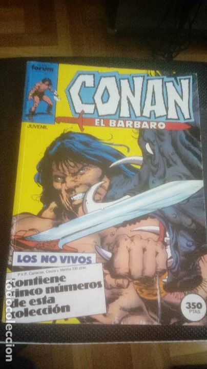 C&oacute;mics: CONAN EL B&Aacute;RBARO. RETAPADO. N&ordm; 126 al 130. - Foto 1