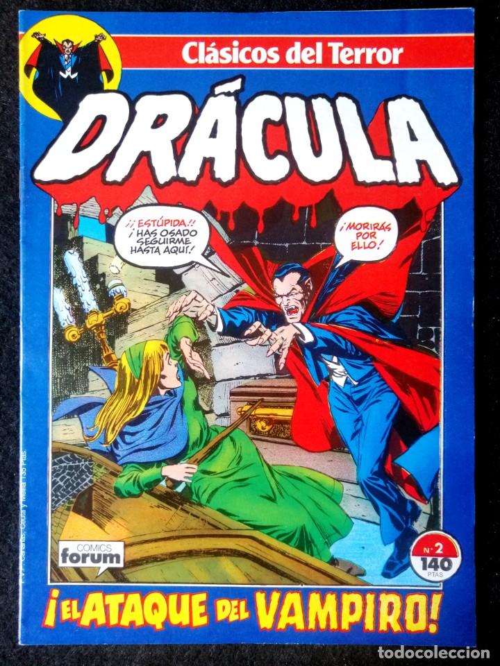 C&oacute;mics: DRACULA - CLASICOS DEL TERROR N&ordm; 2 FORUM BUEN ESTADO - Foto 1