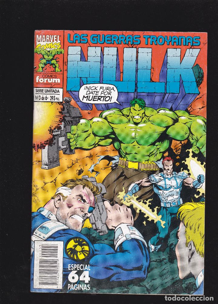 C&oacute;mics: HULK: LAS GUERRAS TROYANAS - N&ordm; 3 de 6 - Abril 1995 - FORUM -2- - Foto 1