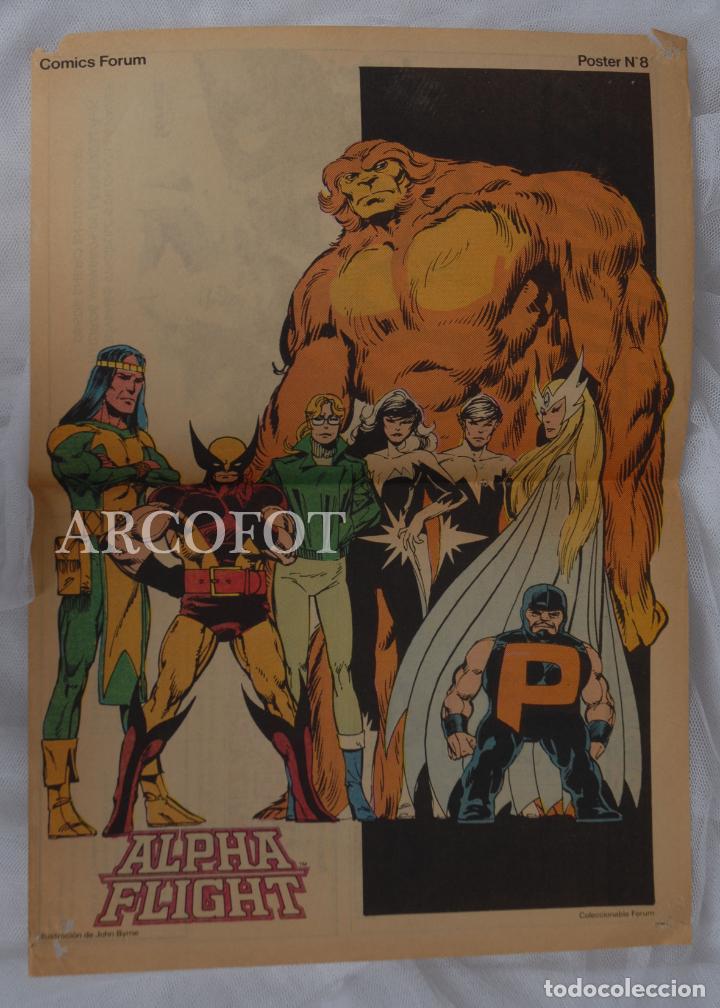 C&oacute;mics: COMICS FORUM - POSTER N&ordm; 8 - ALPHA FLIGHT - ILUSTRACI&Oacute;N DE JHON BYRNE - Foto 1