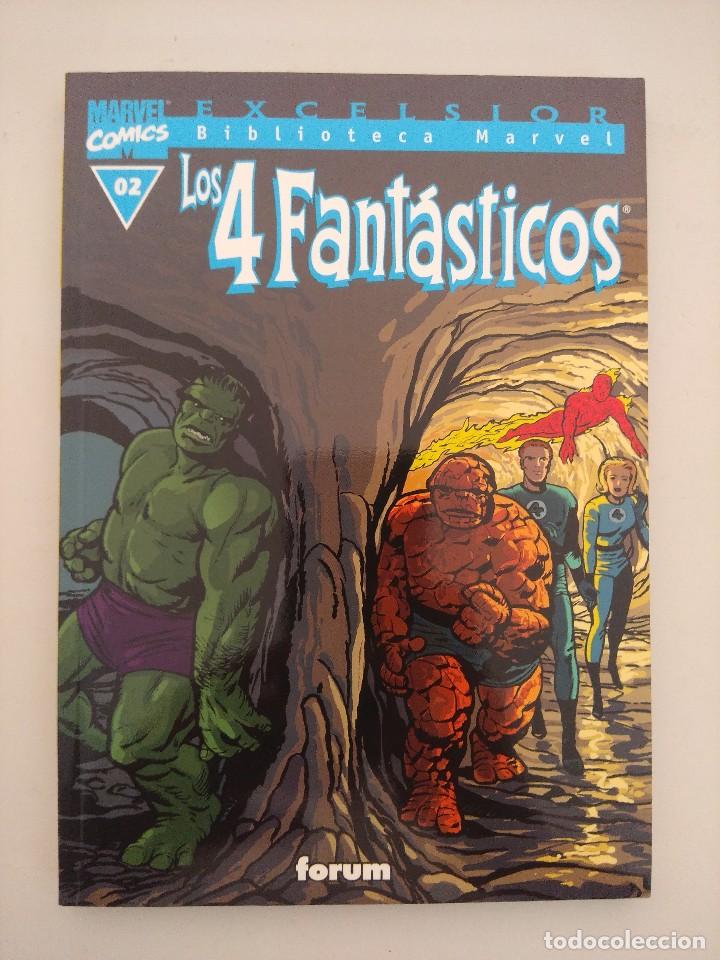 C&oacute;mics: LOS 4 FANTASTICOS N&ordm;02/BIBLIOTECA MARVEL. - Foto 1