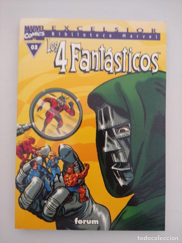C&oacute;mics: LOS 4 FANTASTICOS N&ordm;03/BIBLIOTECA MARVEL. - Foto 1