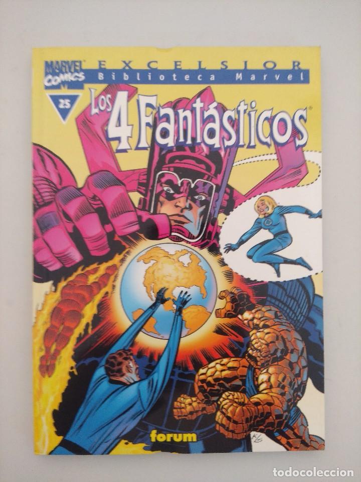 C&oacute;mics: LOS 4 FANTASTICOS N&ordm;25/BIBLIOTECA MARVEL. - Foto 1