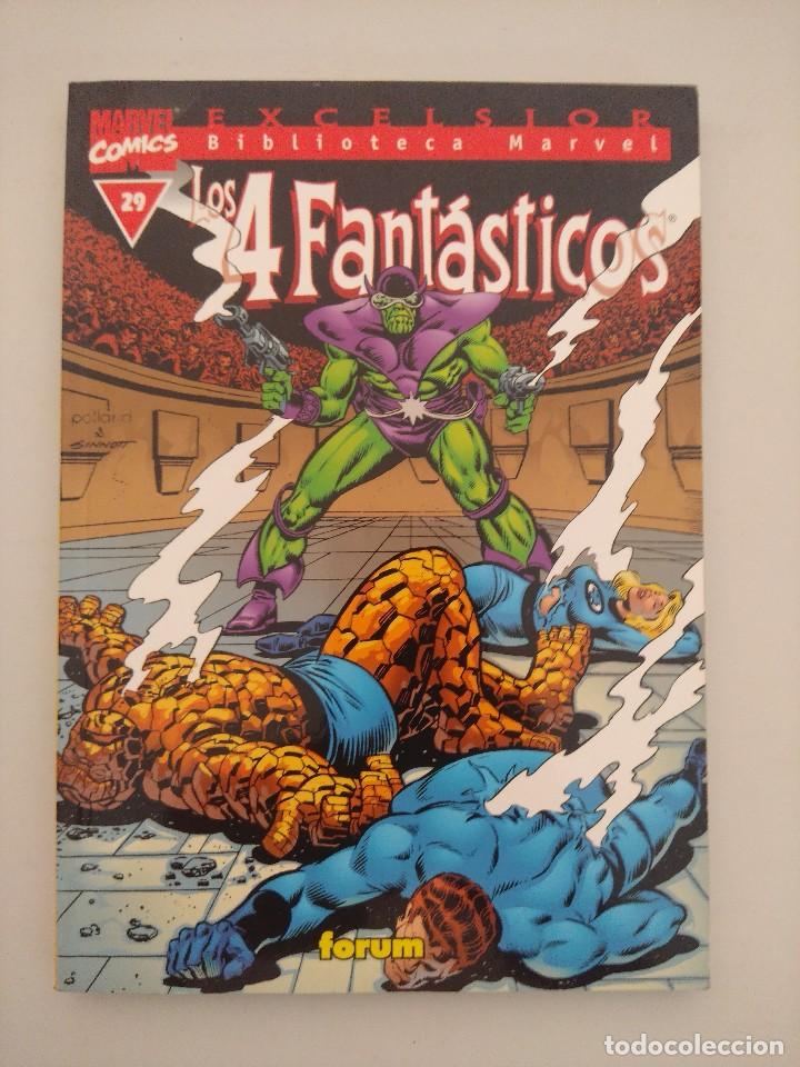 C&oacute;mics: LOS 4 FANTASTICOS N&ordm;29/BIBLIOTECA MARVEL. - Foto 1