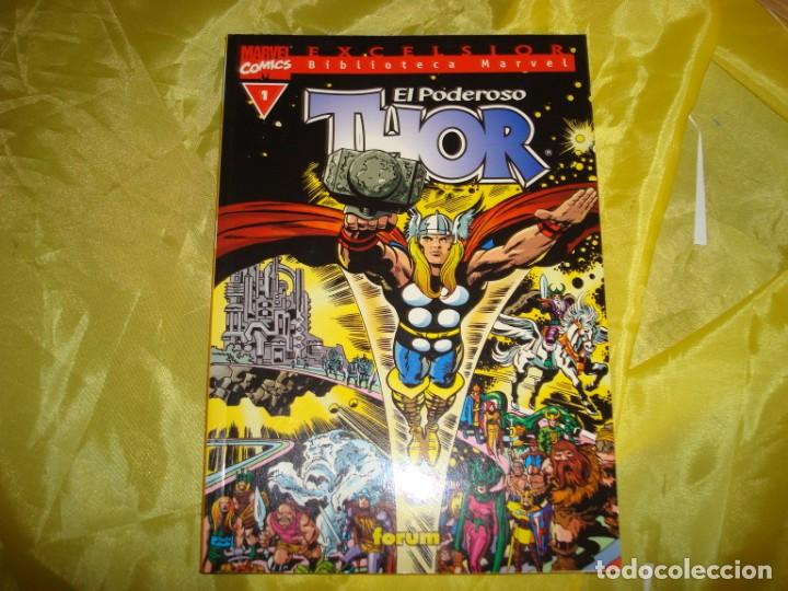 C&oacute;mics: EL PODEROSO THOR. BIBLIOTECA MARVEL N&ordm; 1. 2001 - Foto 1