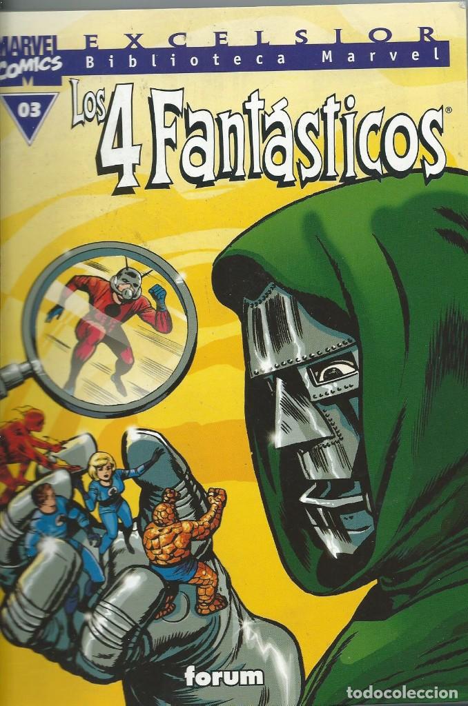 C&oacute;mics: LOS 4 FANT&Aacute;STICOS. N&ordm; 03 Biblioteca marvel - Foto 1