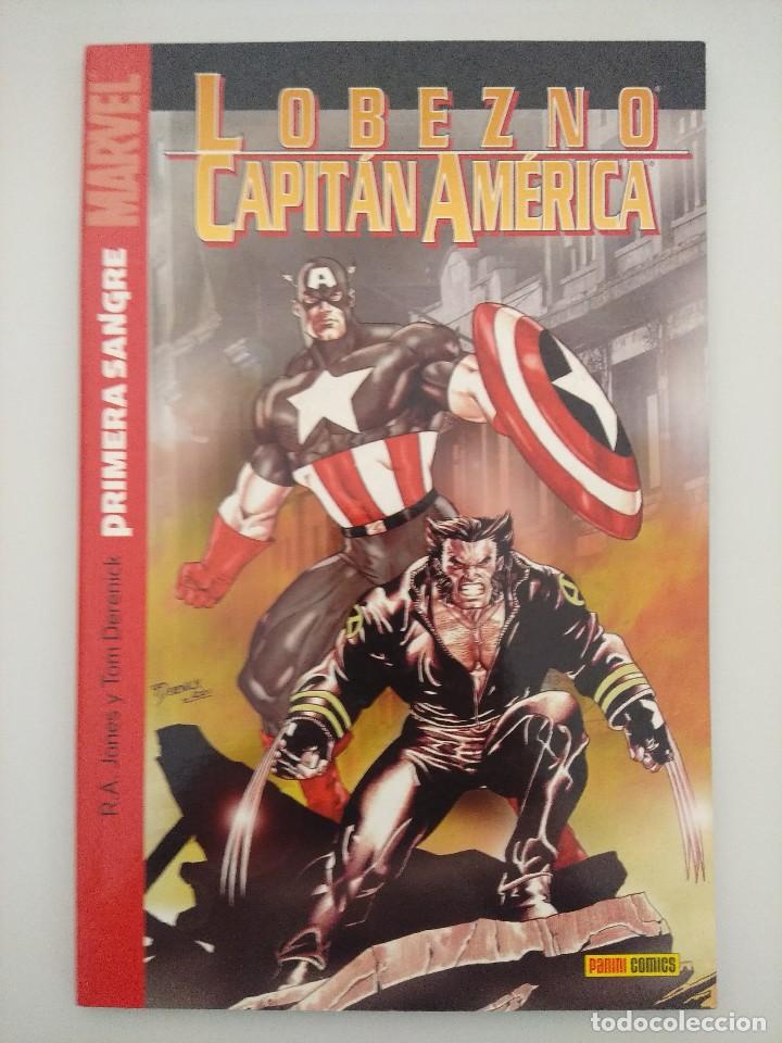 C&oacute;mics: LOBEZNO-CAPITAN AMERICA/PRIMERA SANGRE/PANINI COMICS.