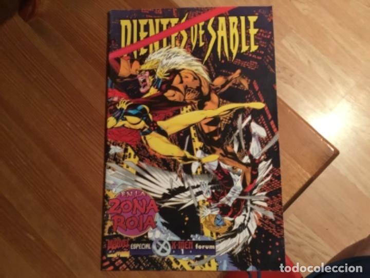 C&oacute;mics: C&Oacute;MIC DIENTES DE SABLE &ldquo;EN LA ZONA ROJA&rdquo; DESCATALOGADO - Foto 1