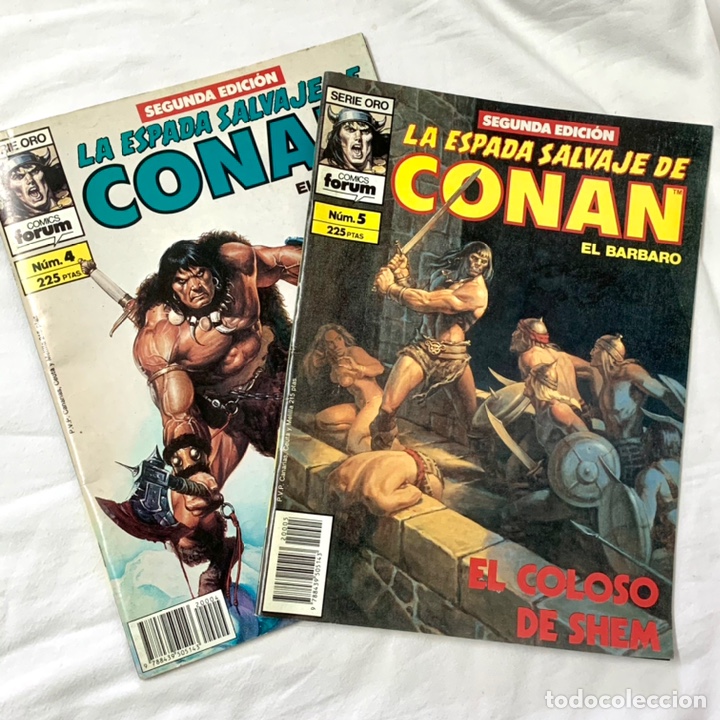 C&oacute;mics: LA ESPADA SALVAJE DE CONAN EL B&Aacute;RBARO NUMS. 4 y 5 - Foto 1