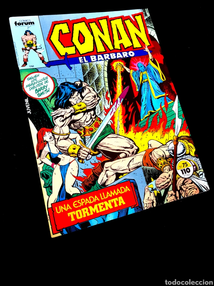 C&oacute;mics: CASI EXCELENTE ESTADO CONAN EL BARBARO 75 FORUM - Foto 1