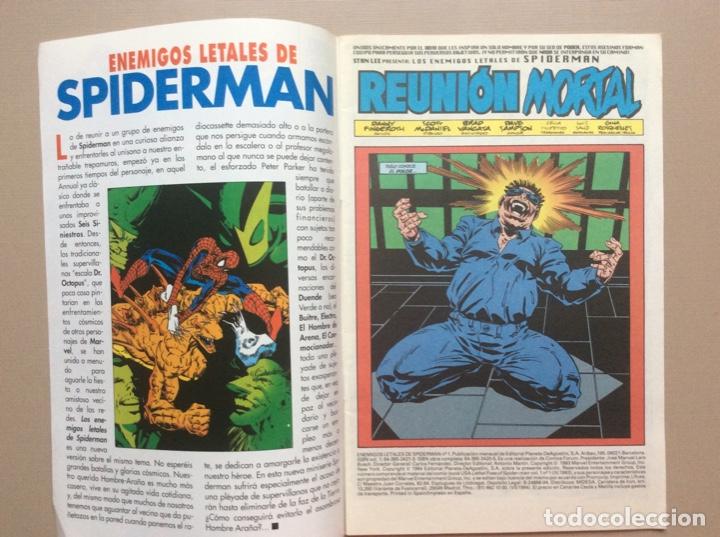 C&oacute;mics: SPIDER-MAN ENEMIGOS LETALES n 1 - Foto 2